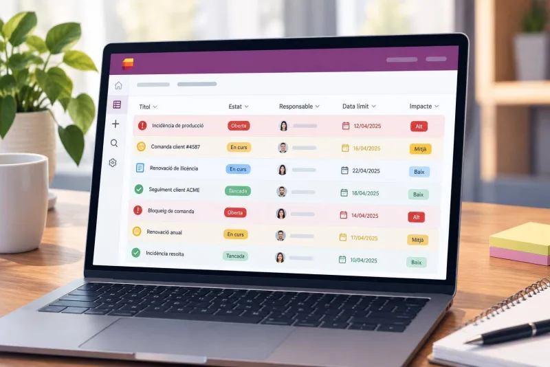 Converteix una Microsoft List en una safata de prioritat visual