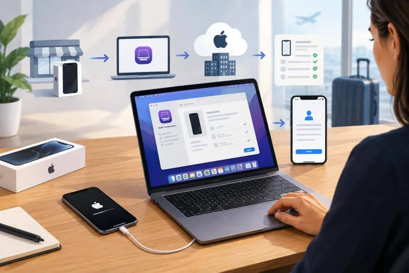 Incorpora un iPhone comprat fora del canal habitual a Apple Business