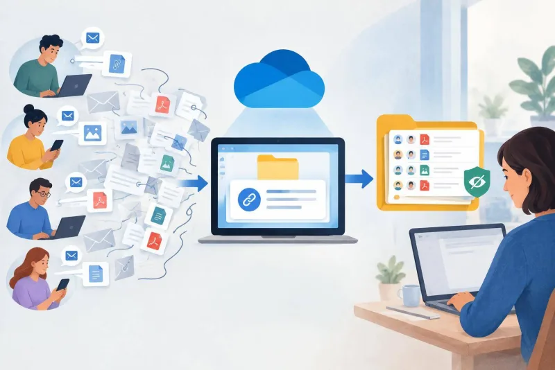 Recull arxius sense obrir la porta de la carpeta a OneDrive